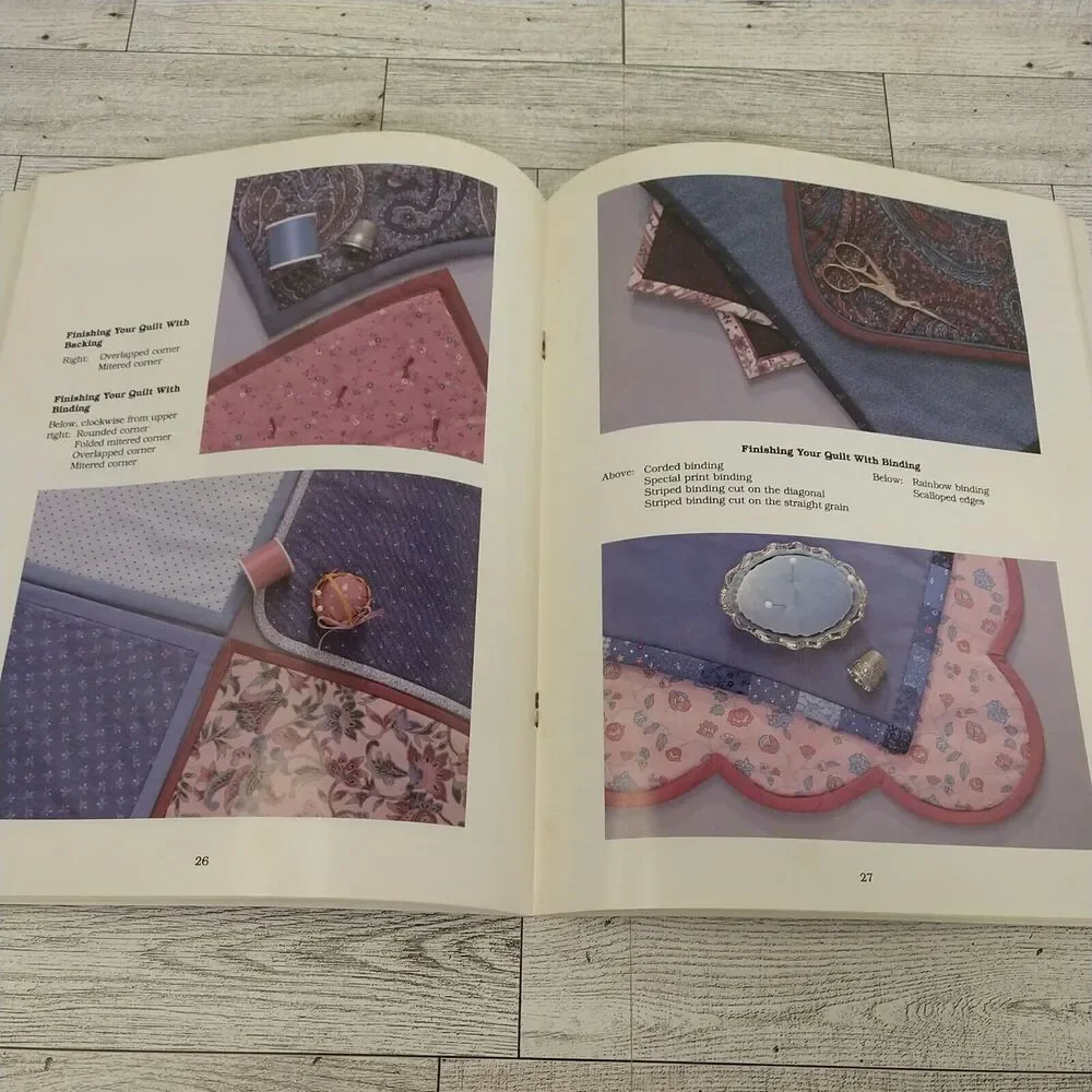 Vtg 1987 - Happy Endings Finishing The‎ Edges of Your Quilt - Patchwork Place
